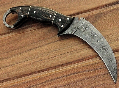 Damascus Karambit Knife