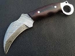 Damascus Karambit Knife