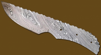 Damascus Blank Blade