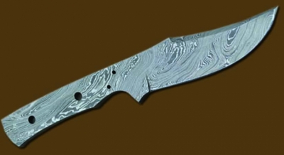 Damascus Blank Blade