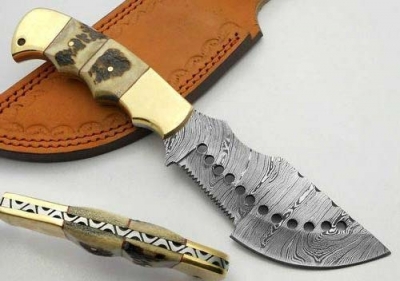 Damascus Tracker Knife