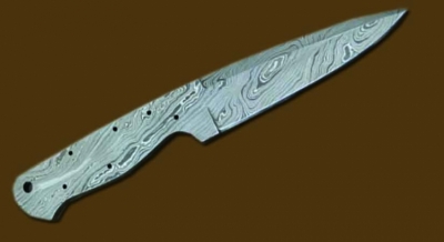 Damascus Blank Blade