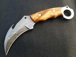 Damascus Karambit Knife